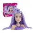 Boneca Mini Barbie Styling Head Original Cabelo Lilás Pupee
