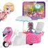 Boneca Polly Pocket Carrinho De Lanche Flamingo Hwp24 Mattel