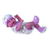 Boneca Reborn Anny Doll Baby - Com Fralda E Babador - Rebor