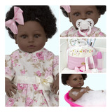 Boneca Reborn Baby Princesa Completa Diversos Itens Promoção