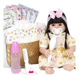 Boneca Reborn Barata Realista Linda Completa Vários Itens