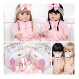 Boneca Reborn Gemeas 100