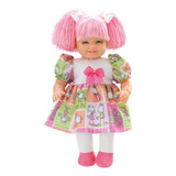 Boneca Reborn Maricota Rosa Brinquedos Anjo Menina Brincar 