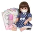 Boneca Reborn Menina Realista Lindo Vestido Várias Cores