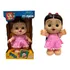 Boneca Rosinha Iti Malia Turma Da Mônica Baby Brink Menina Infantil Criança Rosa Brinquedo Lacinho