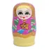 Boneca Russa Matrioska Lilás 11 0 Cm