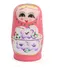 Boneca Russa Matrioska Rosa 11 0 Cm