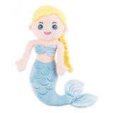 Boneca Sereia Pelucia Azul