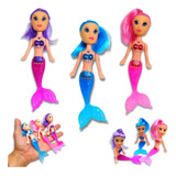 Boneca Sereia Pequena Miniatura