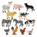 Bonecas De Brinquedo Para Animais De Fazenda Para Crianças,