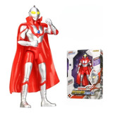 Boneco Action Figure Ultraman Com Capa Articulad