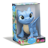 Boneco Baby Dragon 21cm Azul 874   Bambola