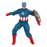 Boneco Capitao America 45cm Marvel Comics Gigante Mimo
