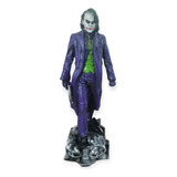 Boneco Coringa Heath Ledger The Joker Resina Estatueta