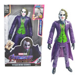Boneco Coringa Joker Articulado Com Som Luz 30cm Versão