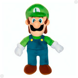 Boneco De Pelúcia Super Mario Luigi 23cm 004210 - Sunny
