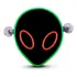Boneco Et Luminoso Neon Alienígena Led Caminhão 12v Verde 