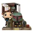 Boneco Funko Pop Boba Fett E Fennec On Throne #486 Star Wars