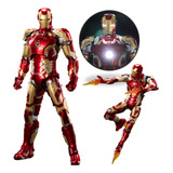 Boneco Homem De Ferro Com Led Iron Man Mark 43 Com Led 
