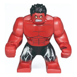 Boneco Hulk Vermelho - The Avengers - Big Blocos De Montar