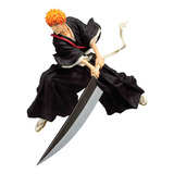 Boneco Ichigo Kurosaki Anime Bleach Estatueta Colecionavel