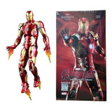 Boneco Iron Man Mark 43 Xliii Tony Stark Homem Ferro Origina