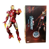 Boneco Iron Man Zd Toys Mark 7 Vii Avenger Stark Homem Ferro