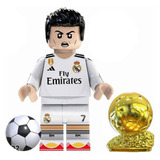 Boneco Jogador Futebol Cristiano Ronaldo Real Madrid Lego