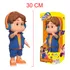 Boneco Jp Youtuber Maria Clara Baby Brink 1056 Fala 14 Frases Menino Menina Infantil Criança Mecanizado