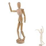 Boneco Madeira Decorativo Articulado