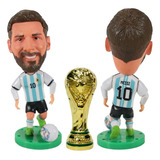 Boneco Miniatura Messi Argentina