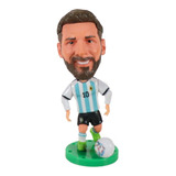 Boneco Miniatura Messi Seleção Da Argentina Com Nota F