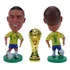 Boneco Miniatura Ronaldo Seleção Com Taça Da Copa Do Mundo