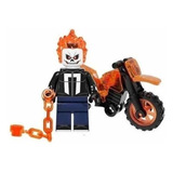 Boneco Moto Blocos Montar
