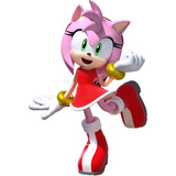 Boneco Pelucia Sonic Amy