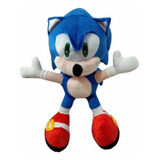 Boneco Pelucia Sonic Azul