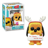 Boneco Pluto Natalino Flocked