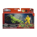 Boneco Power Rangers Amarelo Ninja Steel + Moto Morpher