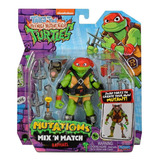 Boneco Raphael De 10cm Mix 'n Match As Tartarugas Ninja 4682