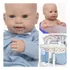 Boneco Reborn Masculino 100% Vinil Com Bolsa Maternidade