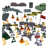 Boneco Soldado Plastico Guerra Exercito Militar Miniatura 64