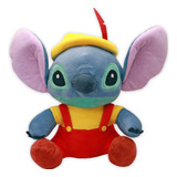 Boneco Stitch De Pelúcia Lilo Stitch 25cm Ursinho Robin Hood