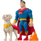 Boneco Superman E Krypto