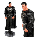 Boneco Superman Traje Preto