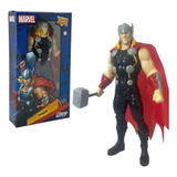 Boneco Thor Articulado Brinquedo Marvel Vingadores 22cm