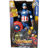 Boneco Vingadores Capitão América A Articulado 32cm Avengers