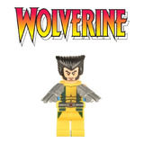 Boneco Wolverine Clássico Marvel X-men Compatível Lego