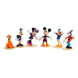 Bonecos 6 Miniaturas Mickey