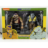 Bonecos Bebop E Rocksteady Tartarugas Ninja Neca