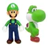 Bonecos Grandes Luigi E Yoshi 23cm Coleção Super Mario Bros
